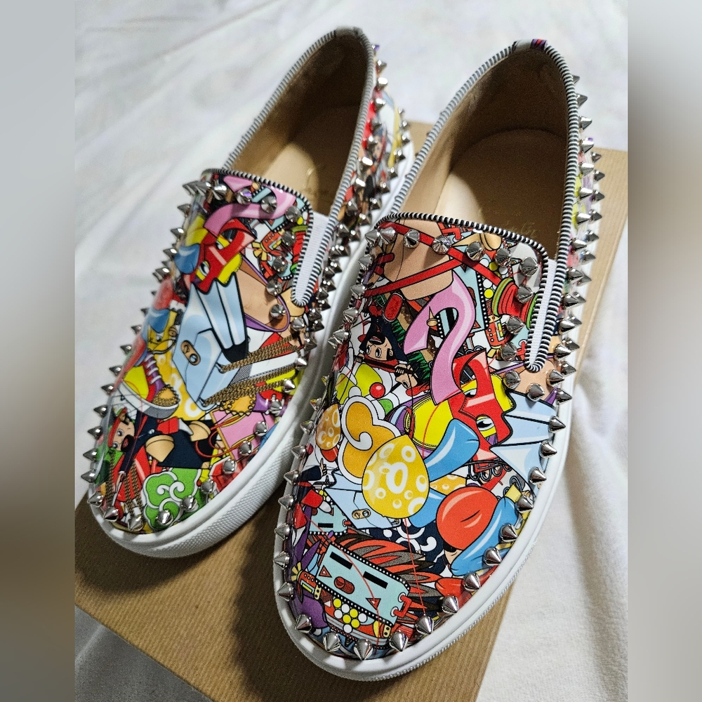 Louboutin Super Pik Boat Flat Pat